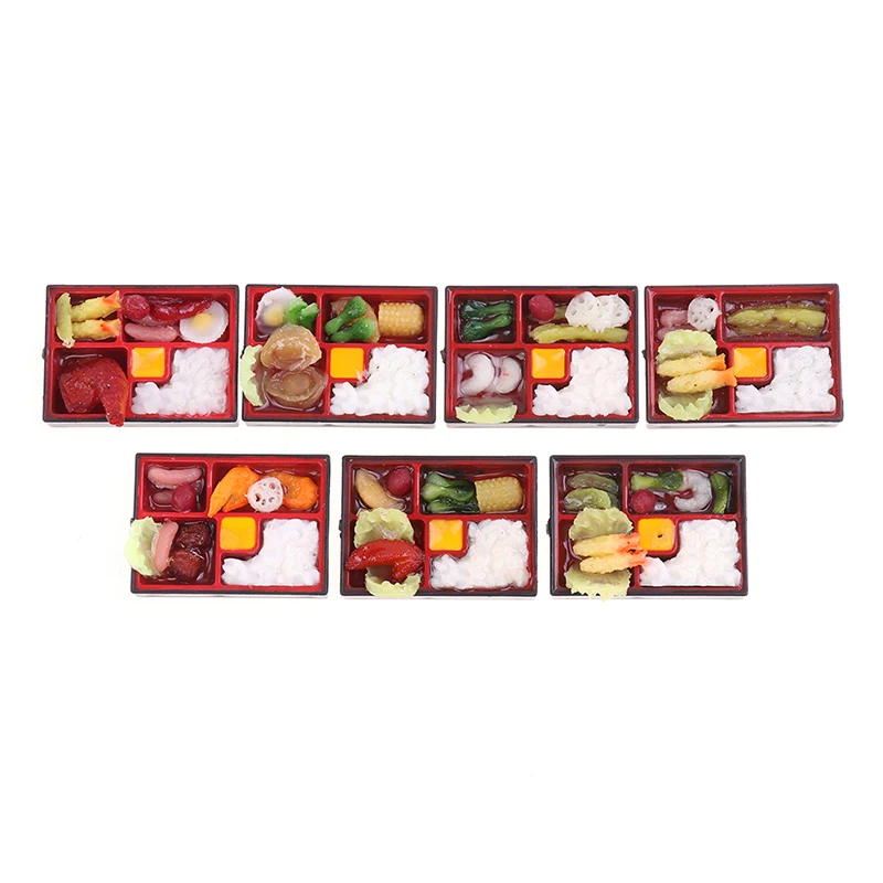 1:12 Dollhouse Japanese Fast Food Box rice sake Food Kitchen Decor Toy[S15][S15]