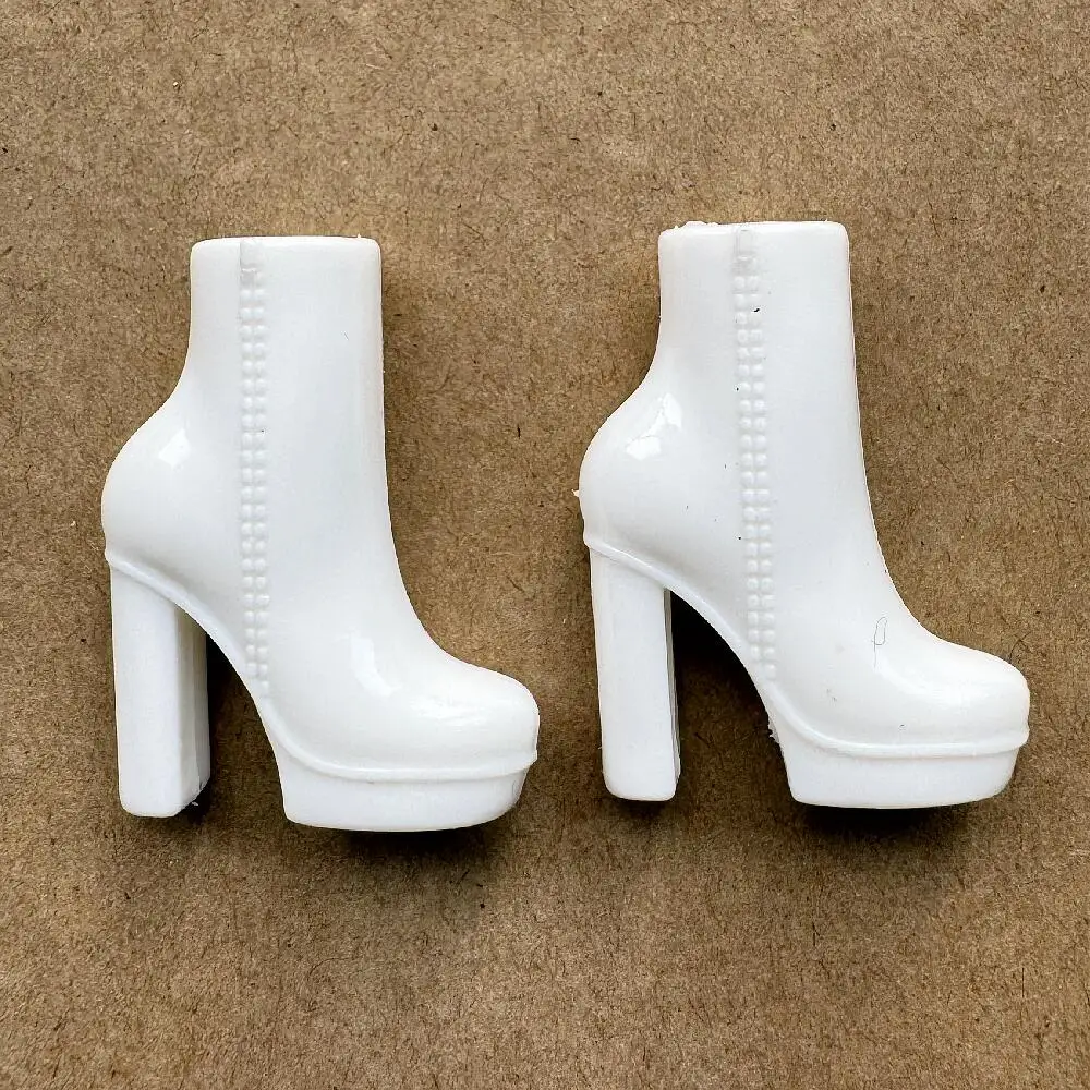 Colorful Assorted Heels 11.5 Inch Female Doll Shoes for 30 Cm Dolls 1/6 Scale Accessory Boots Dolls Shoes Toy