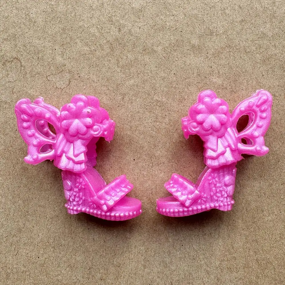 Colorful Assorted Heels 11.5 Inch Female Doll Shoes for 30 Cm Dolls 1/6 Scale Accessory Boots Dolls Shoes Toy