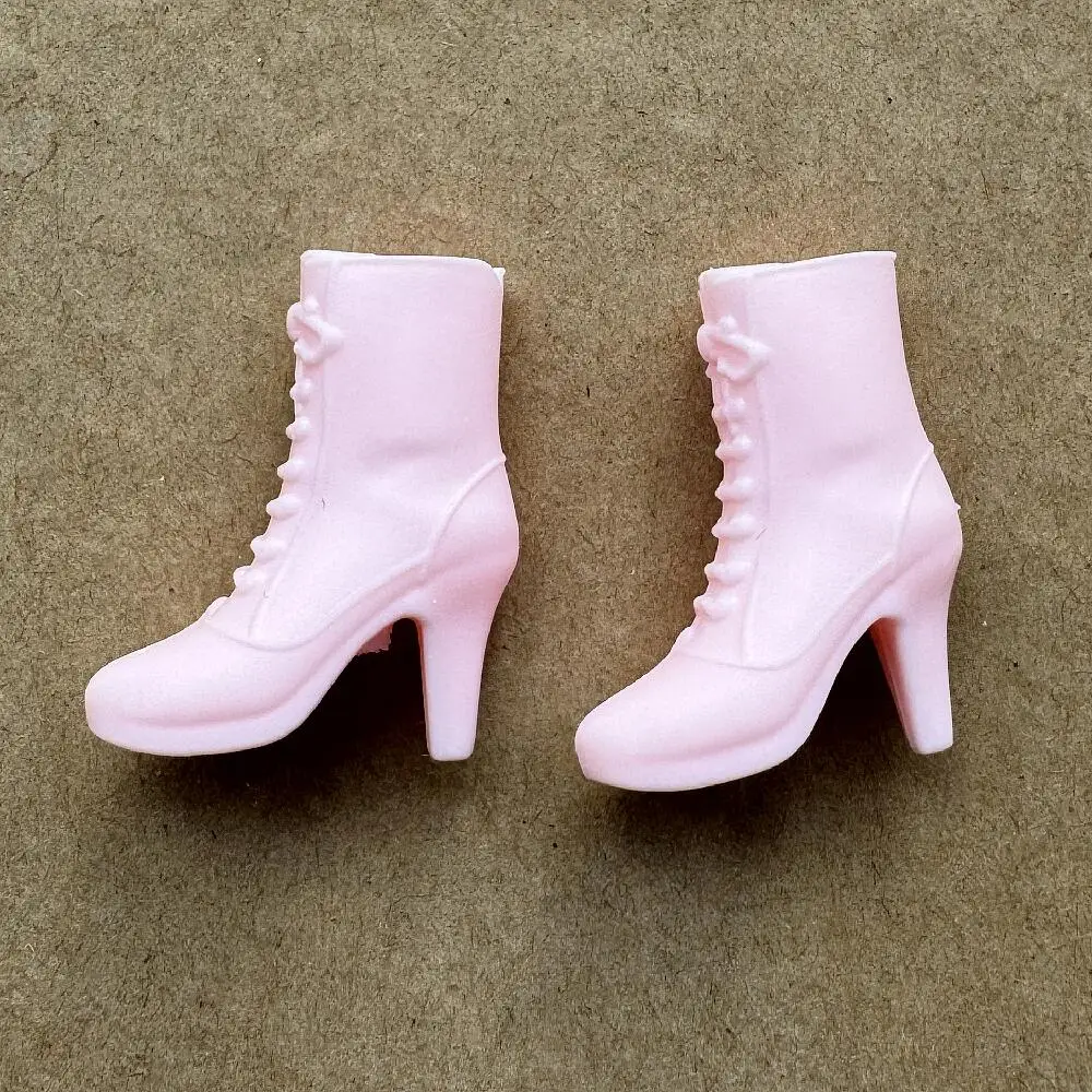 Colorful Assorted Heels 11.5 Inch Female Doll Shoes for 30 Cm Dolls 1/6 Scale Accessory Boots Dolls Shoes Toy