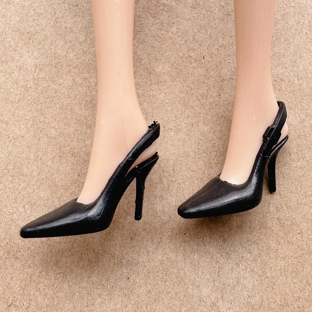 Colorful Assorted Heels 11.5 Inch Female Doll Shoes for 30 Cm Dolls 1/6 Scale Accessory Boots Dolls Shoes Toy