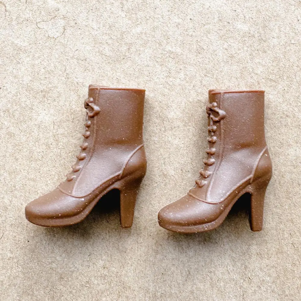 Colorful Assorted Heels 11.5 Inch Female Doll Shoes for 30 Cm Dolls 1/6 Scale Accessory Boots Dolls Shoes Toy