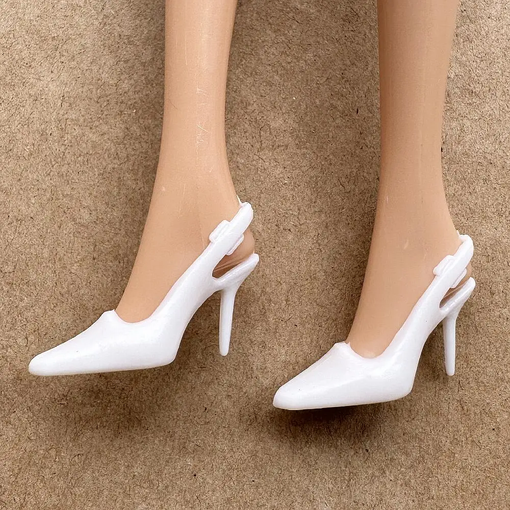 Colorful Assorted Heels 11.5 Inch Female Doll Shoes for 30 Cm Dolls 1/6 Scale Accessory Boots Dolls Shoes Toy
