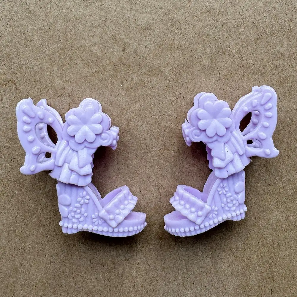 Colorful Assorted Heels 11.5 Inch Female Doll Shoes for 30 Cm Dolls 1/6 Scale Accessory Boots Dolls Shoes Toy