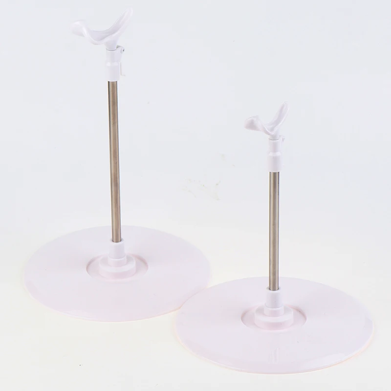 Adjustable Stainless Steel Doll Display Stand, Universal 36/42/48/60cm Support Holder