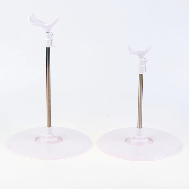 Adjustable Stainless Steel Doll Display Stand, Universal 36/42/48/60cm Support Holder
