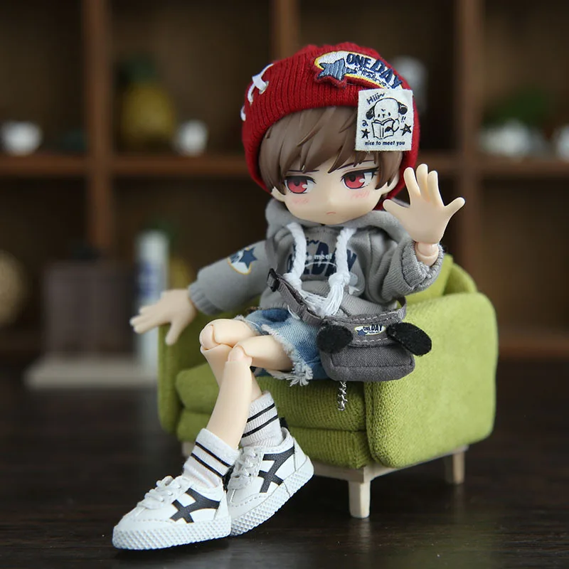 For Azone picco neemo Hoodie Clothes Set For Obitsu 11,1/12 GSC,/BJD, Molly, YMY Body11 Doll Accessories