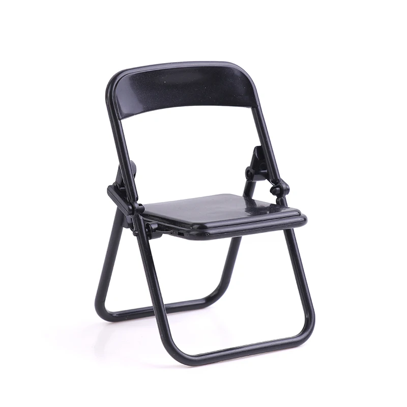 Mini Chair 1:12 Dollhouse Miniature Chair Folding Chair Armchair House Decor Toy