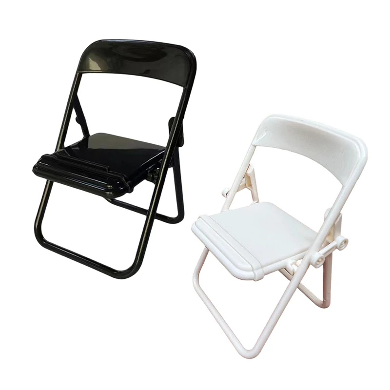 Mini Chair 1:12 Dollhouse Miniature Chair Folding Chair Armchair House Decor Toy