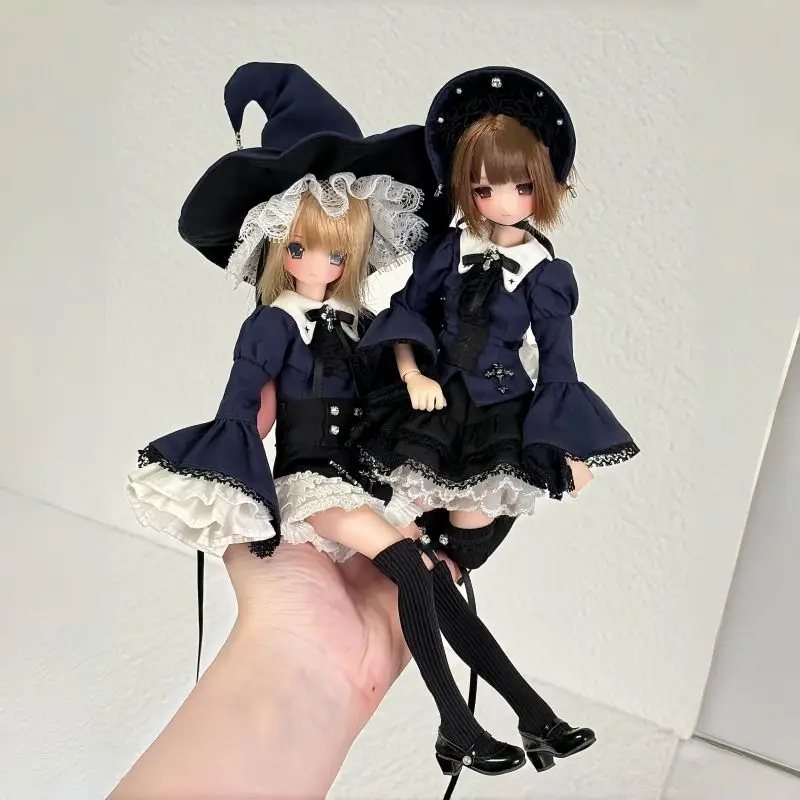 1/6 Doll's Clothes Fit To Azone Blyth Ob22 Ob24 Doll Magic Hat Witch Dress Toys Dress Up Play House Doll Accessories, No Doll