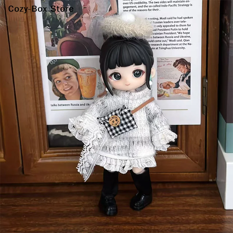 [ZY]1Set 16-17cm Cute Doll Clothes Dolls Outfit Suit Accessories Fashion Style Doll Dress Up (NO Doll)[ZY]