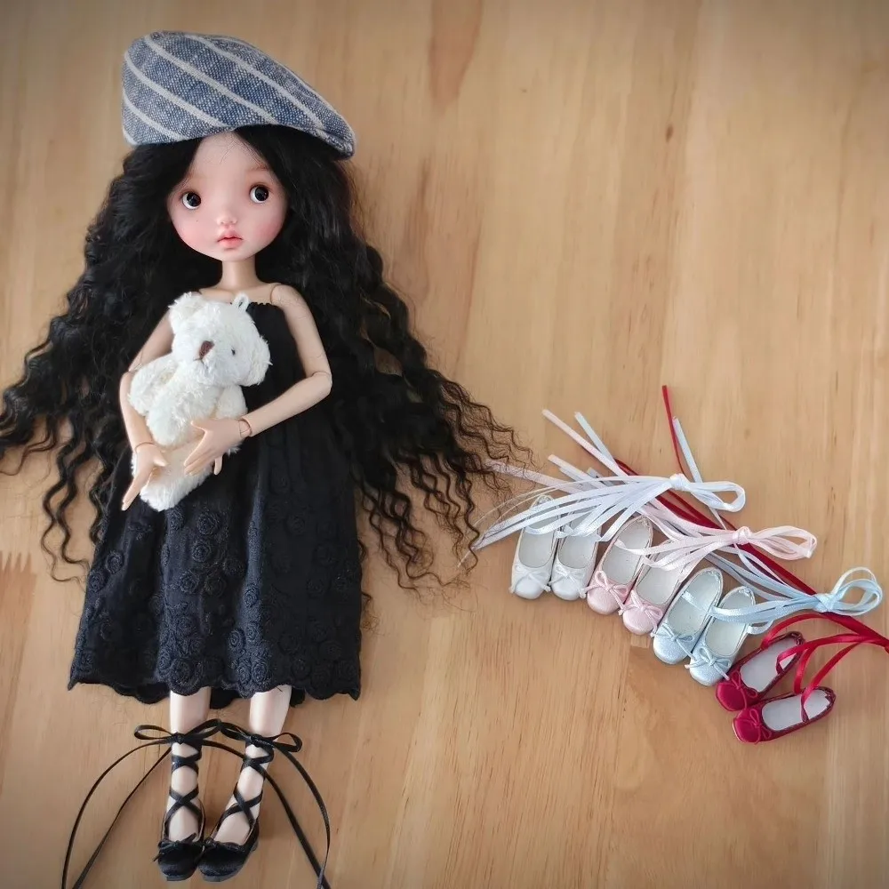 Doll Accessories 1/8 Doll Shoes Casual Doll Wear Shoes Blyth Doll Shoes Shoes Clothes Ballet Dance Shoes For OB22 OB24 Mitian