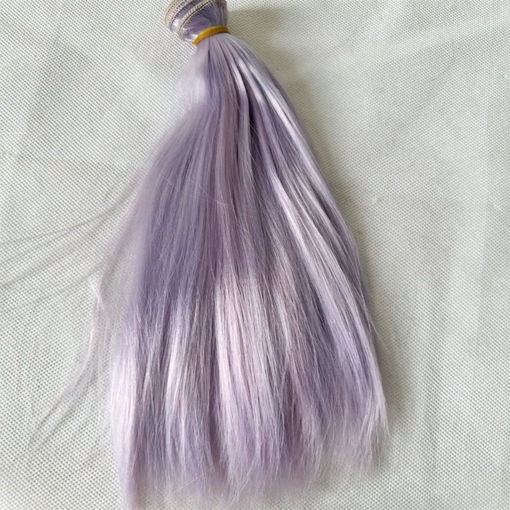 Wig Long Straight Hair Wig Soft Hair High Quality Straight Wig 25cm Milk Soft Silk Synthetic Hair Wig For 1/3 1/4 1/6