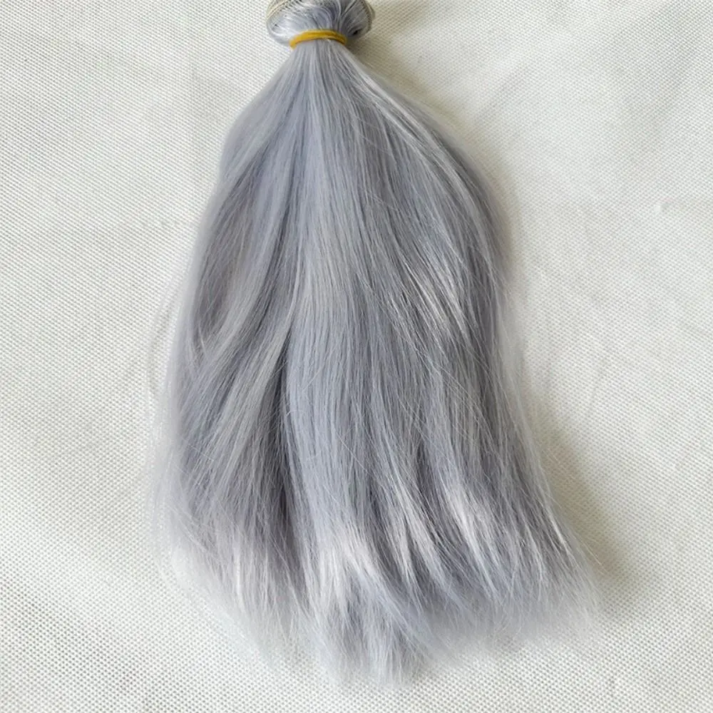 Wig Long Straight Hair Wig Soft Hair High Quality Straight Wig 25cm Milk Soft Silk Synthetic Hair Wig For 1/3 1/4 1/6