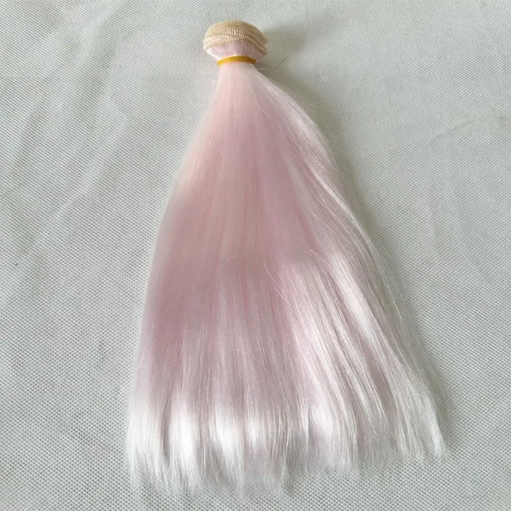 Wig Long Straight Hair Wig Soft Hair High Quality Straight Wig 25cm Milk Soft Silk Synthetic Hair Wig For 1/3 1/4 1/6