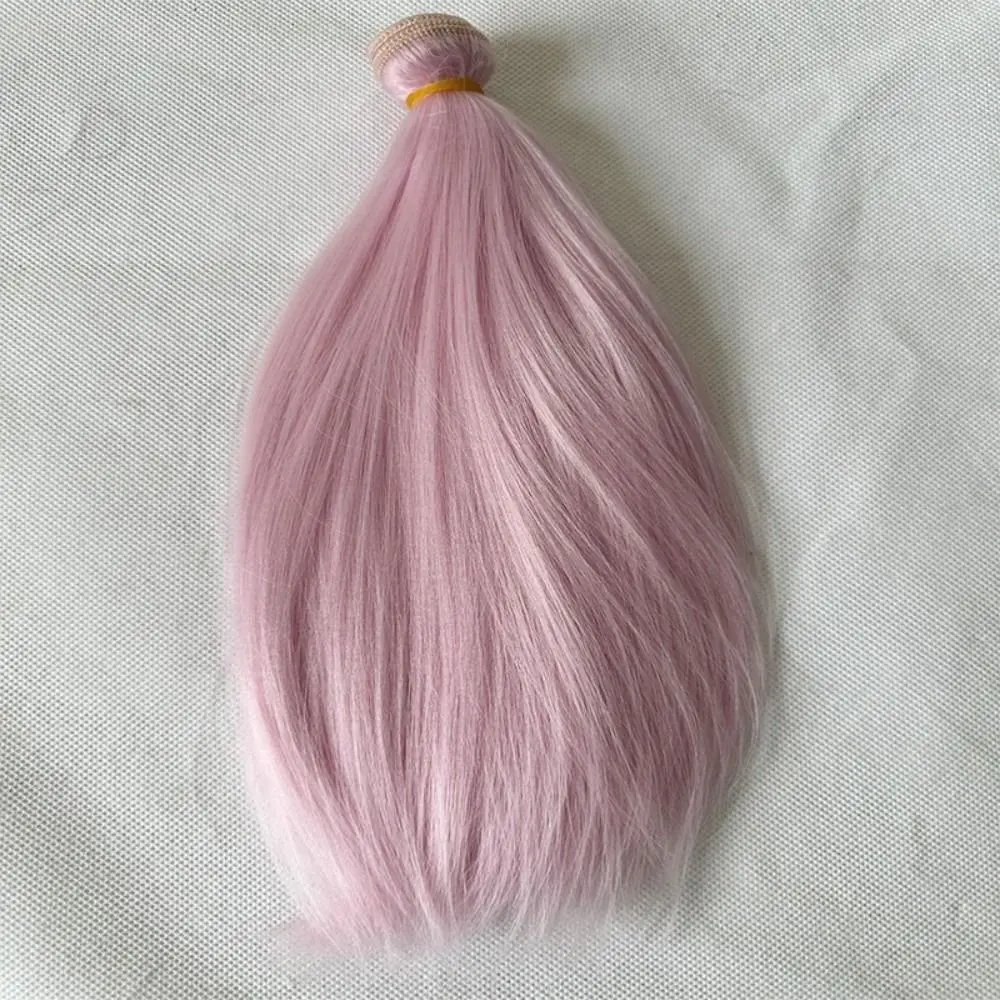 Wig Long Straight Hair Wig Soft Hair High Quality Straight Wig 25cm Milk Soft Silk Synthetic Hair Wig For 1/3 1/4 1/6