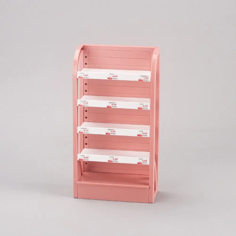 Mini 1/12 Dollhouse Cabinet Plastic 5 Colors Dollhouse Simulated Snack Cabinet Dolls House Desktop Decoration 9.5*4.3*14.5cm