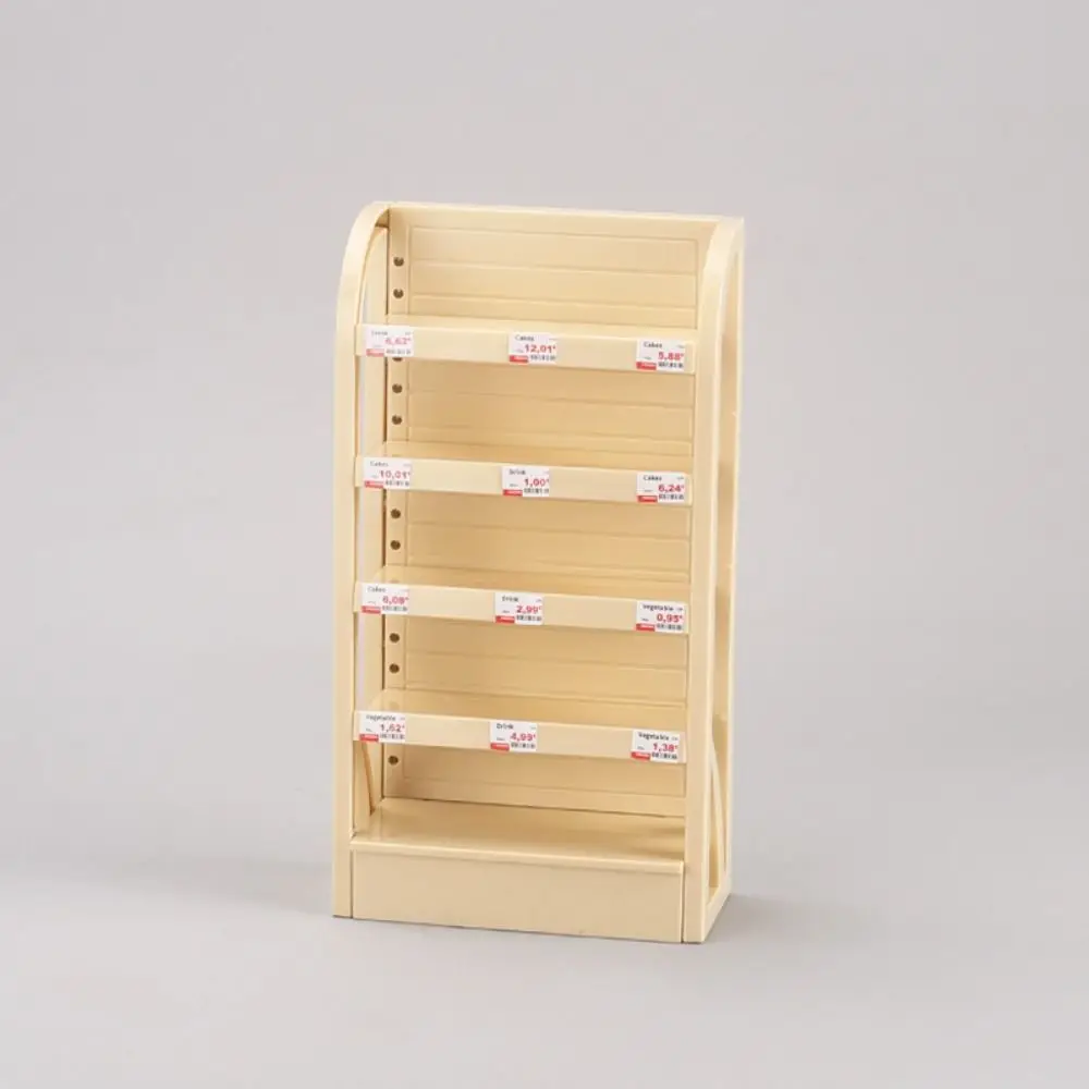 Mini 1/12 Dollhouse Cabinet Plastic 5 Colors Dollhouse Simulated Snack Cabinet Dolls House Desktop Decoration 9.5*4.3*14.5cm