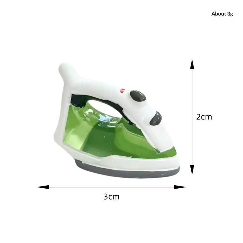 [New]1/12 Dollhouse Miniature Accessories Mini Steam Iron Model Toys For Doll House Decoration Dwelling Model Ornaments