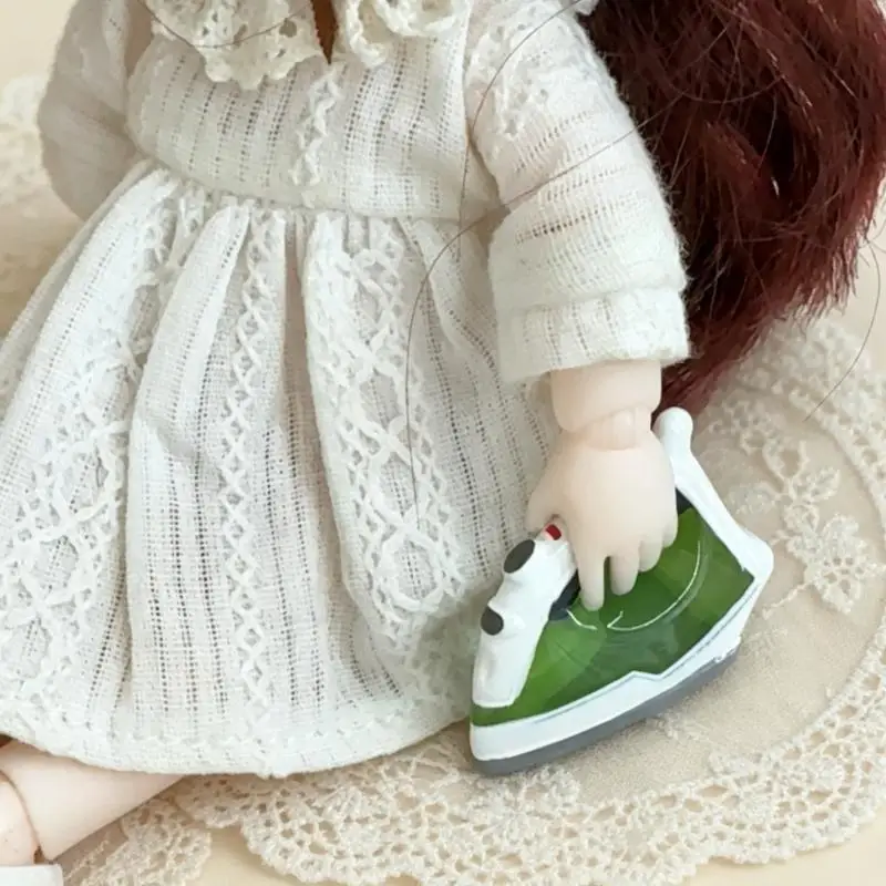 [New]1/12 Dollhouse Miniature Accessories Mini Steam Iron Model Toys For Doll House Decoration Dwelling Model Ornaments