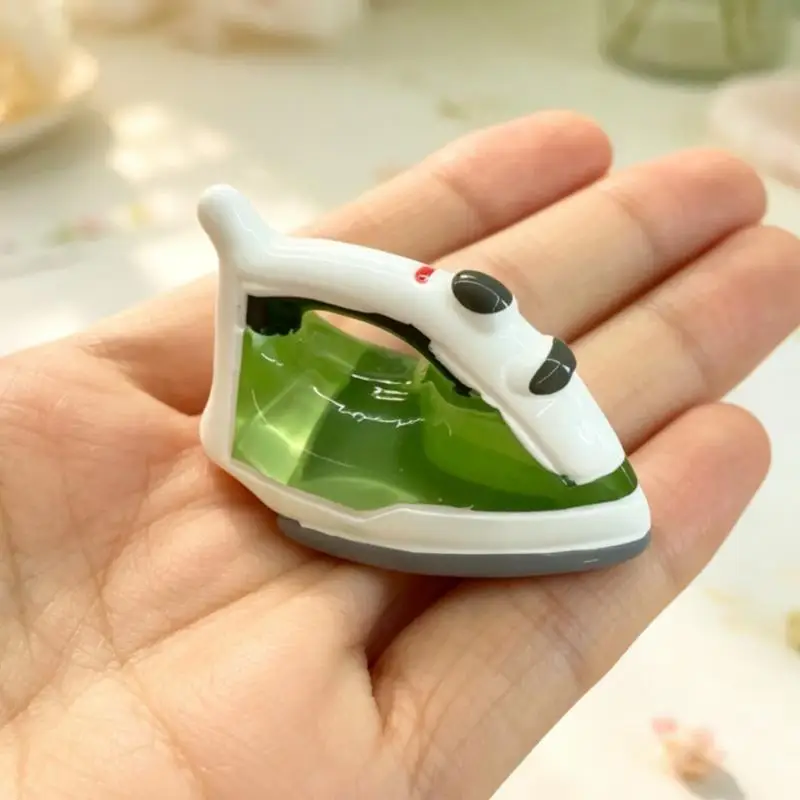 [New]1/12 Dollhouse Miniature Accessories Mini Steam Iron Model Toys For Doll House Decoration Dwelling Model Ornaments