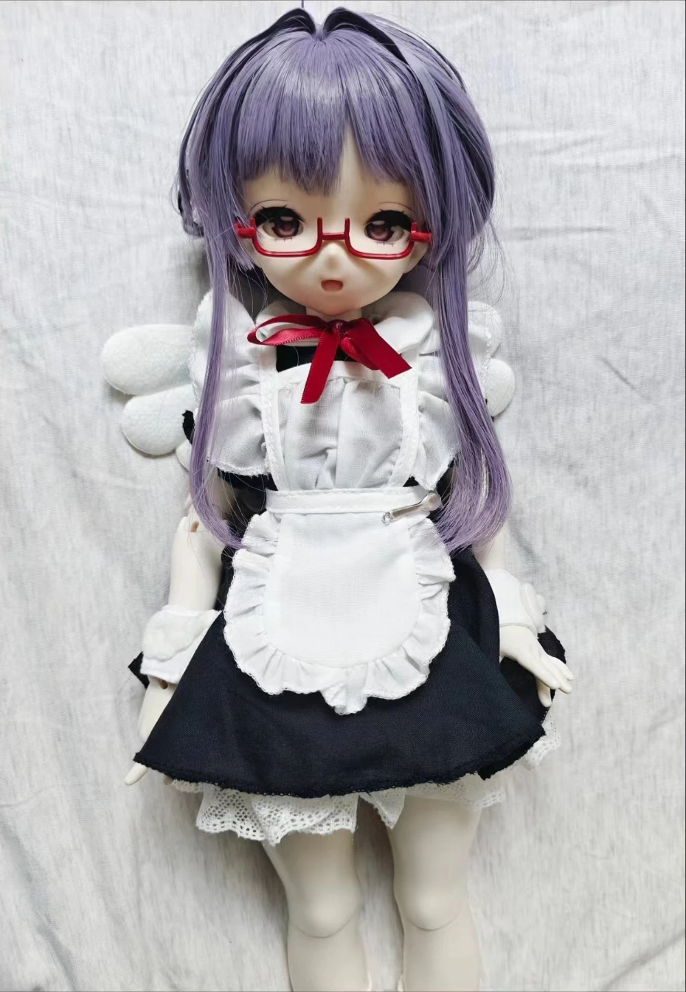 1/4 Doll's Clothes Suit for 40cm Bjd Doll Maid Dress Set Diy Girl Toys Dress Up Play House Fashion Doll Accessoires, No Doll