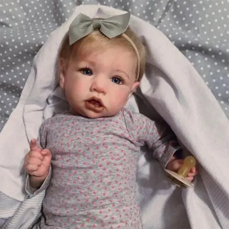 22 Inch Saskia Reborn Doll Kit, Unfinished Unpainted Blank DIY Doll Accessories
