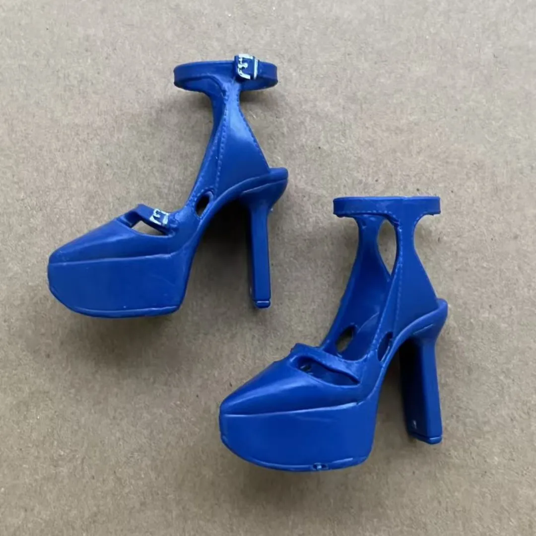 Rainbow Doll Sandals Original 1/6 Doll Shoes White Clear Blue Black Orange Color Doll Accessories