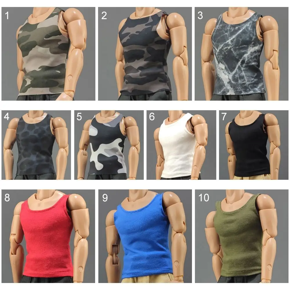 Hiking Clothes For 12"Action  1/6 Miniature Clothing Soldier Casual T-shirt Soldier Figure Accessory  Sports Bottom