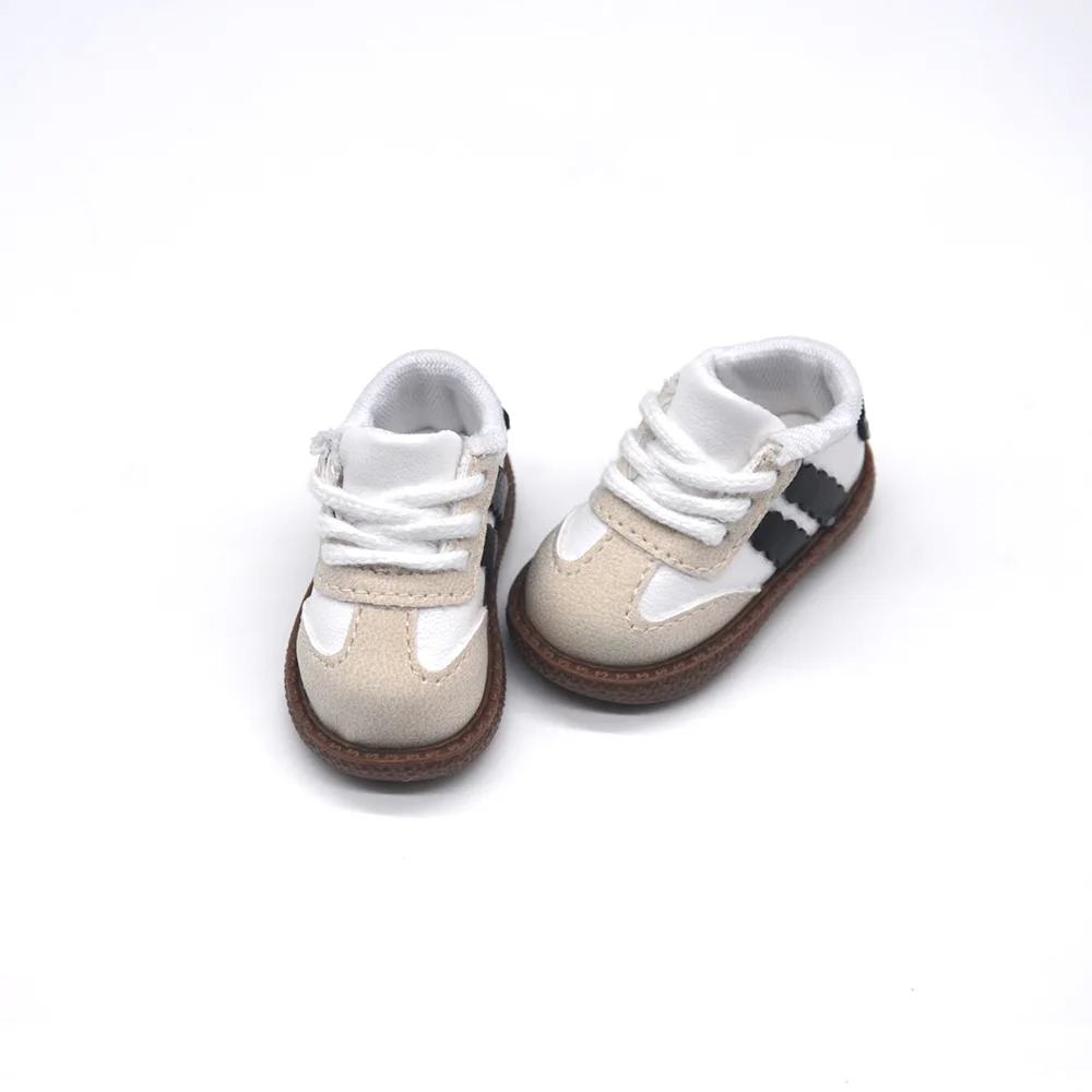 5cm mini Toys Doll Shoes Fits 28-30cm 1/6 BJD YOSD MYOU Stylish Colour Block Casual Shoes Candy-Colored