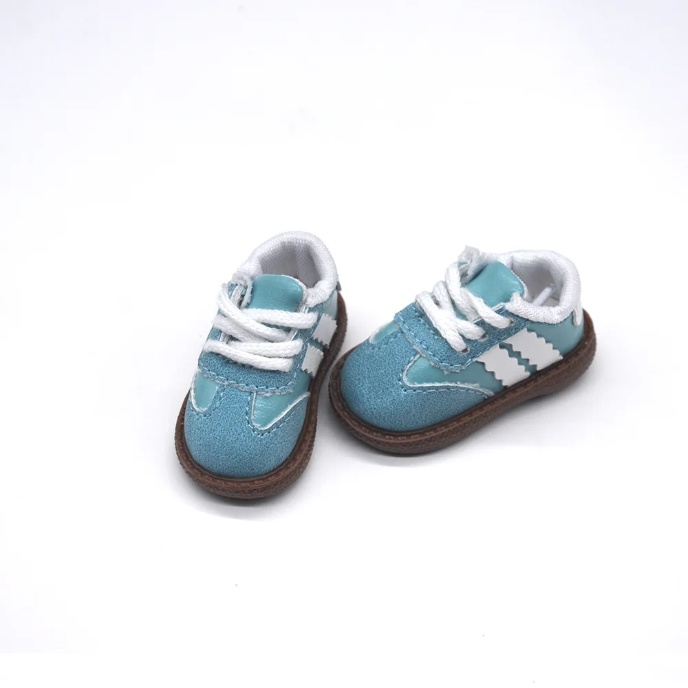 5cm mini Toys Doll Shoes Fits 28-30cm 1/6 BJD YOSD MYOU Stylish Colour Block Casual Shoes Candy-Colored