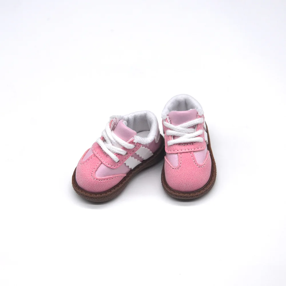 5cm mini Toys Doll Shoes Fits 28-30cm 1/6 BJD YOSD MYOU Stylish Colour Block Casual Shoes Candy-Colored