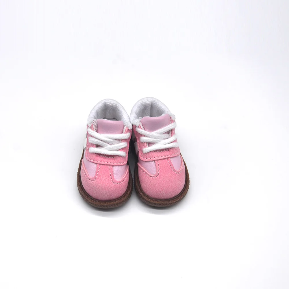 5cm mini Toys Doll Shoes Fits 28-30cm 1/6 BJD YOSD MYOU Stylish Colour Block Casual Shoes Candy-Colored