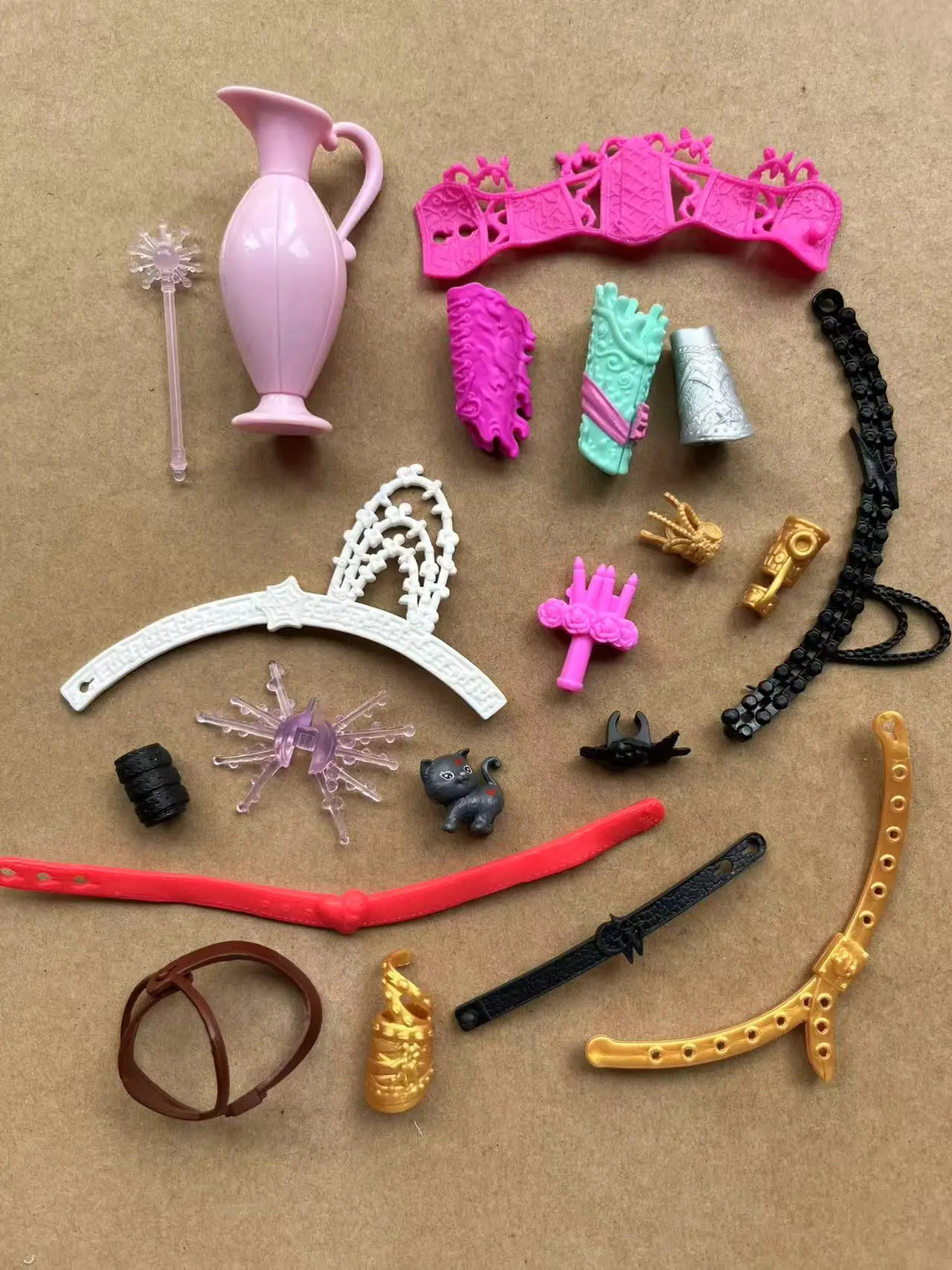 DIY Monster Doll Parts with Cute Pet Headbands And Waistbands - Original Accessory Kit for Creative Personality Crafts