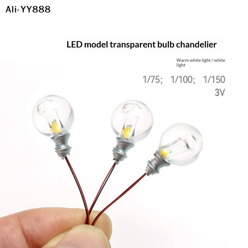【A】5pcs 3V Miniature Led Lamp Model Lights For 1/87 1/100 1/150 Diy Model Making/Dollhouse Decor/Dioramas Supply/Micro Landscape