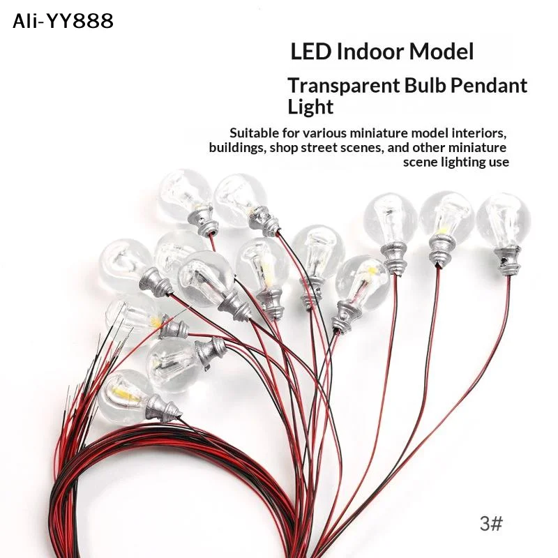 【A】5pcs 3V Miniature Led Lamp Model Lights For 1/87 1/100 1/150 Diy Model Making/Dollhouse Decor/Dioramas Supply/Micro Landscape