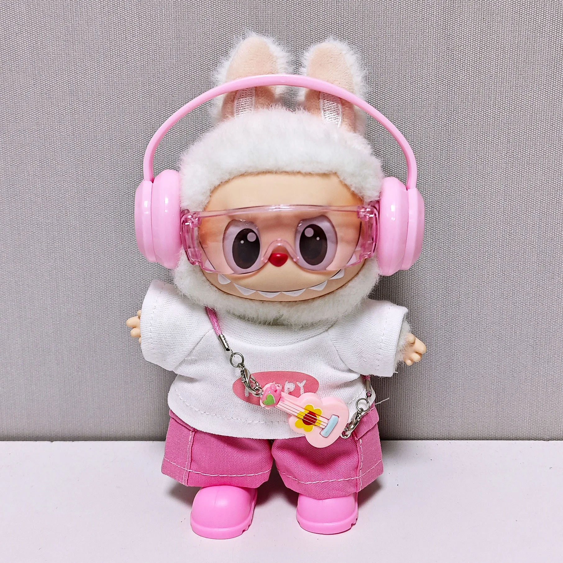 For Labubu Select High-quality Doll Clothing 15-17CM Casual Wear Set - 6-piece Set Labubu Universal Clothing
