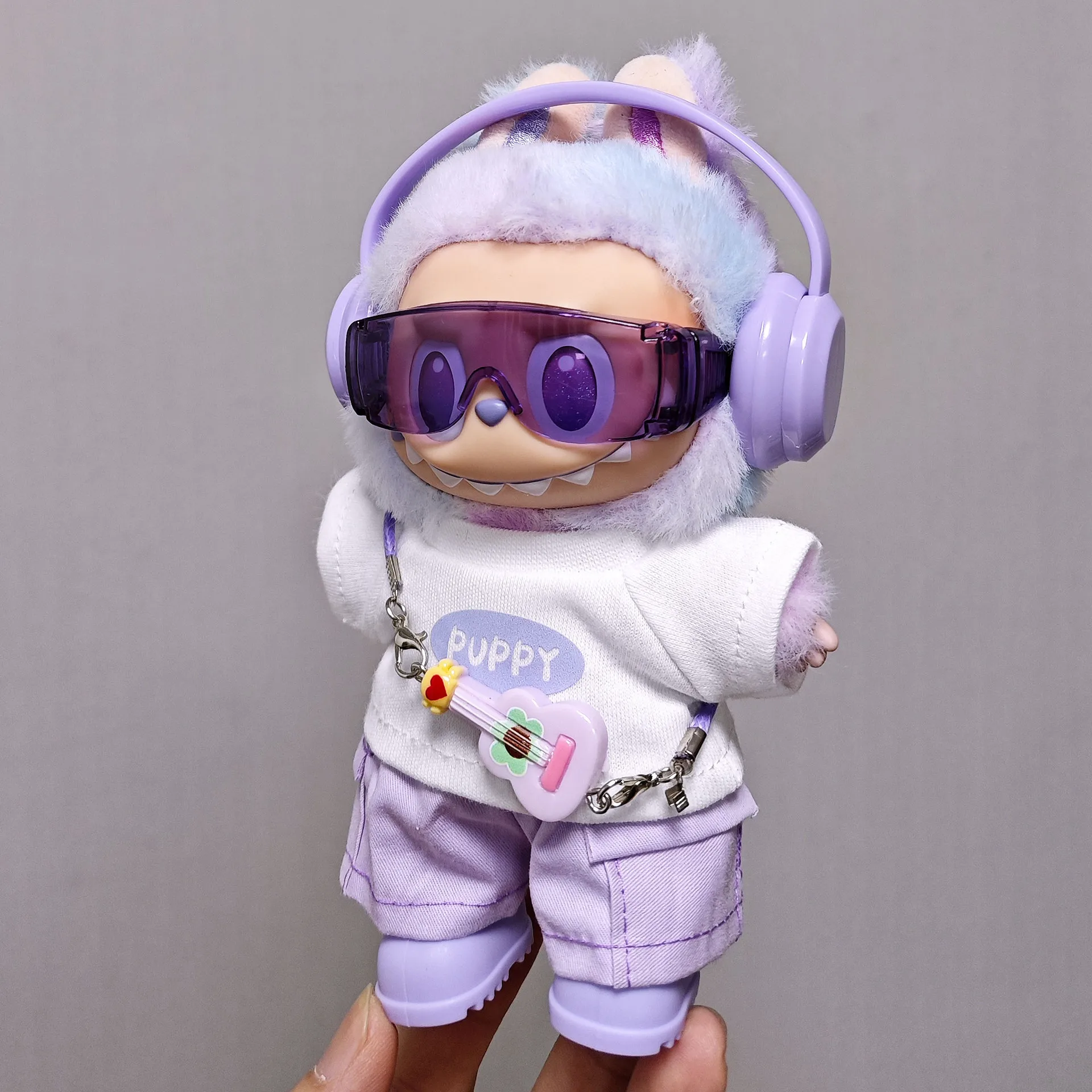 For Labubu Select High-quality Doll Clothing 15-17CM Casual Wear Set - 6-piece Set Labubu Universal Clothing
