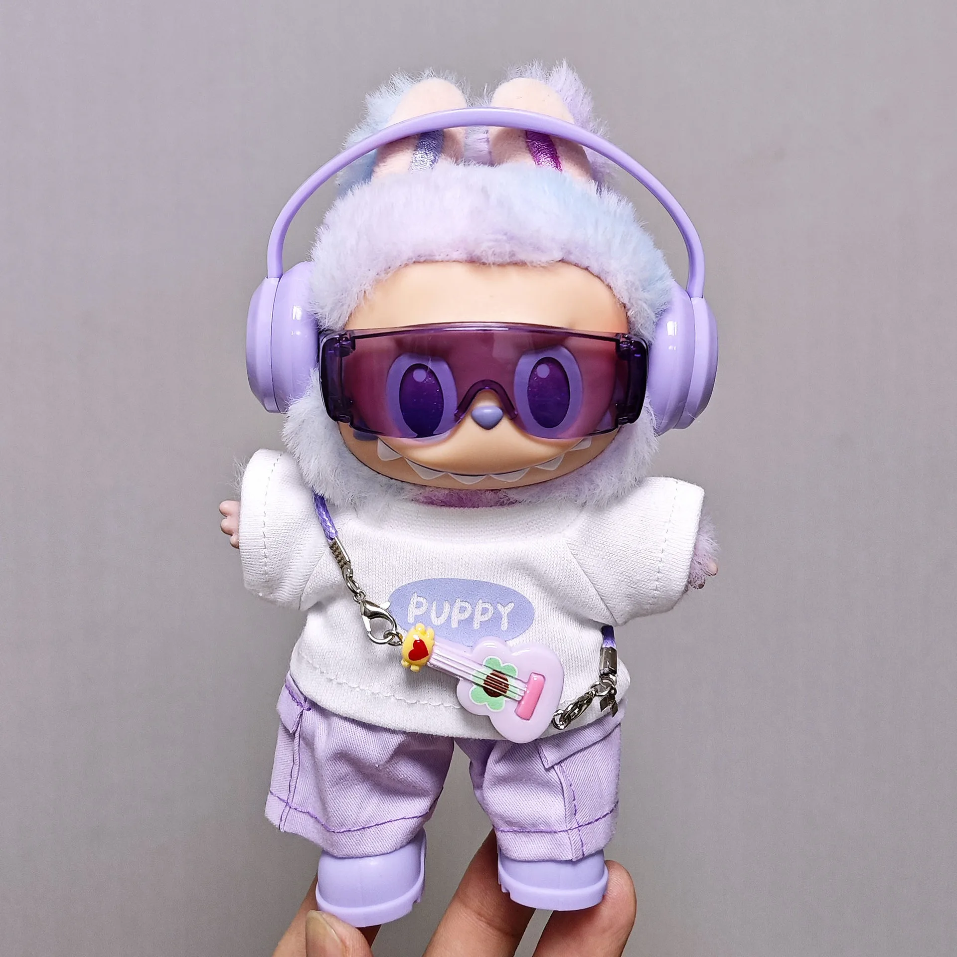 For Labubu Select High-quality Doll Clothing 15-17CM Casual Wear Set - 6-piece Set Labubu Universal Clothing