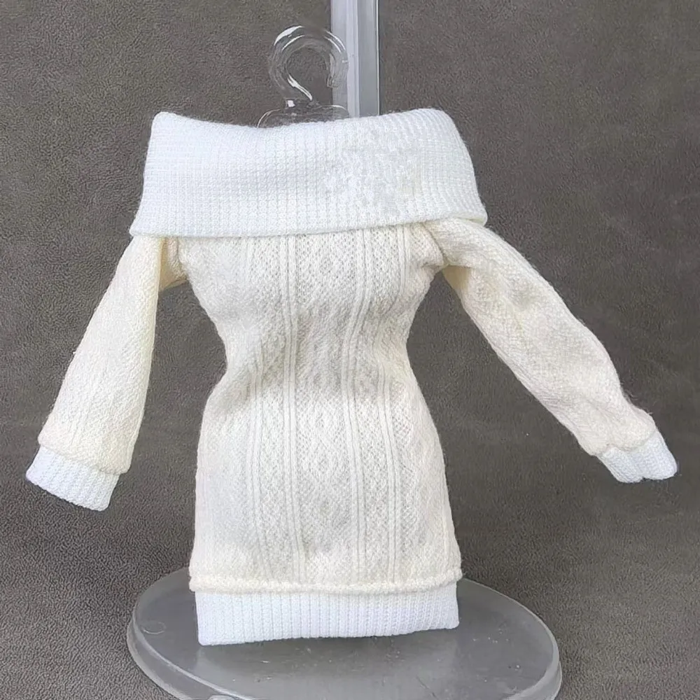 Handmade Doll Knitted Sweater Multicolored Mini 30cm Dolls Casual Dress Kids DIY Gift Toys Doll Accessories Tops for 1/6 Doll