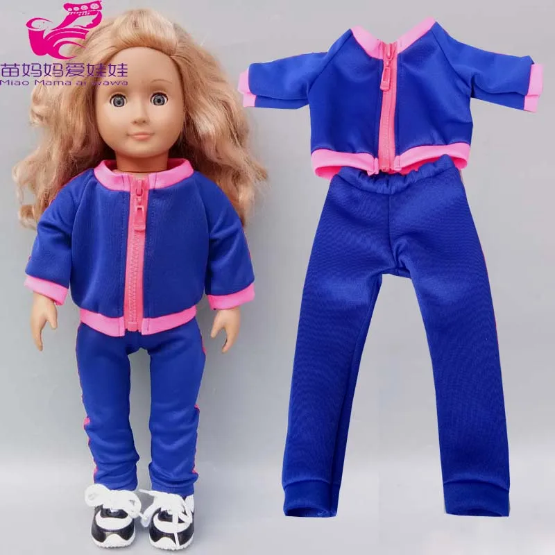 43cm New Born Baby Doll Clothes Hoody Coat for 18 Inch American OG Girl Doll Jacket Children Toys Outfits