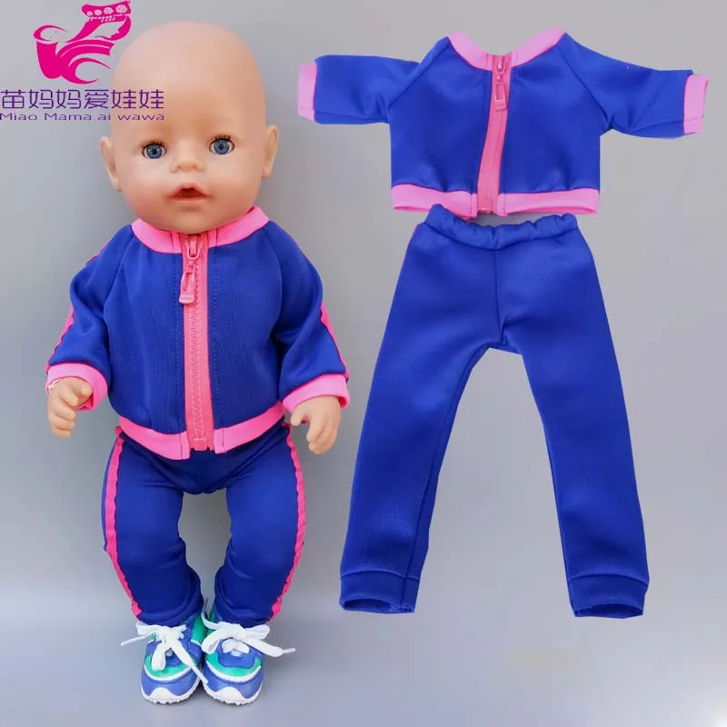 43cm New Born Baby Doll Clothes Hoody Coat for 18 Inch American OG Girl Doll Jacket Children Toys Outfits