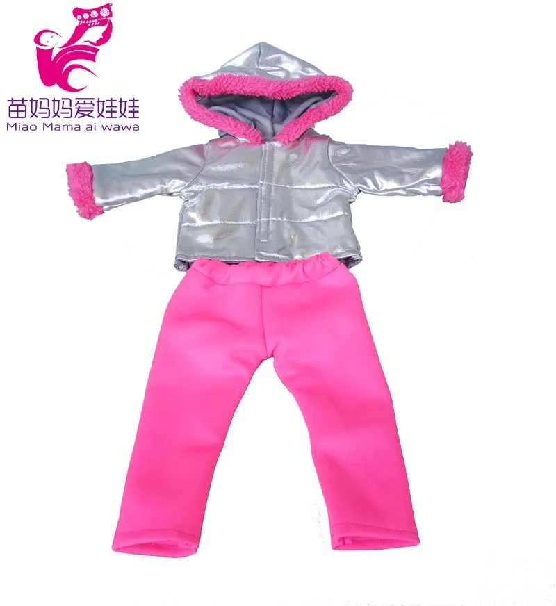 43cm New Born Baby Doll Clothes Hoody Coat for 18 Inch American OG Girl Doll Jacket Children Toys Outfits