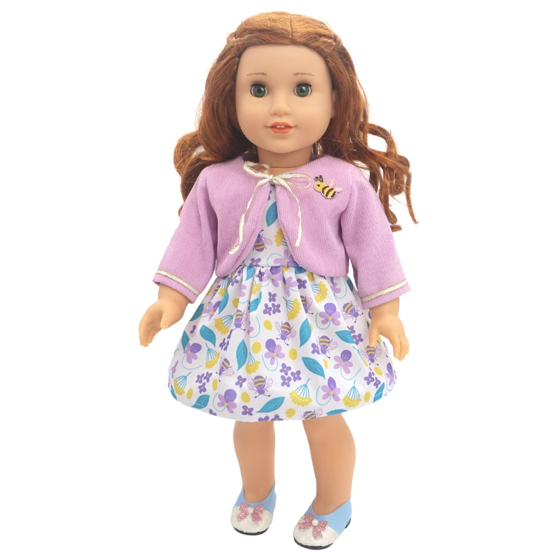 43cm New Born Baby Doll Clothes Hoody Coat for 18 Inch American OG Girl Doll Jacket Children Toys Outfits