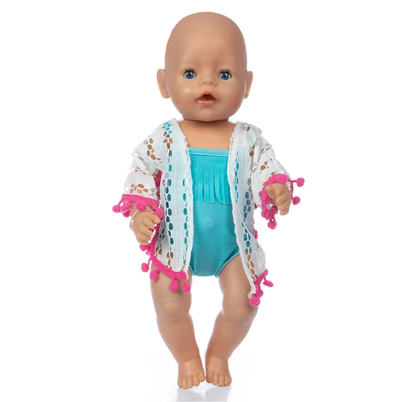 43cm New Born Baby Doll Clothes Hoody Coat for 18 Inch American OG Girl Doll Jacket Children Toys Outfits