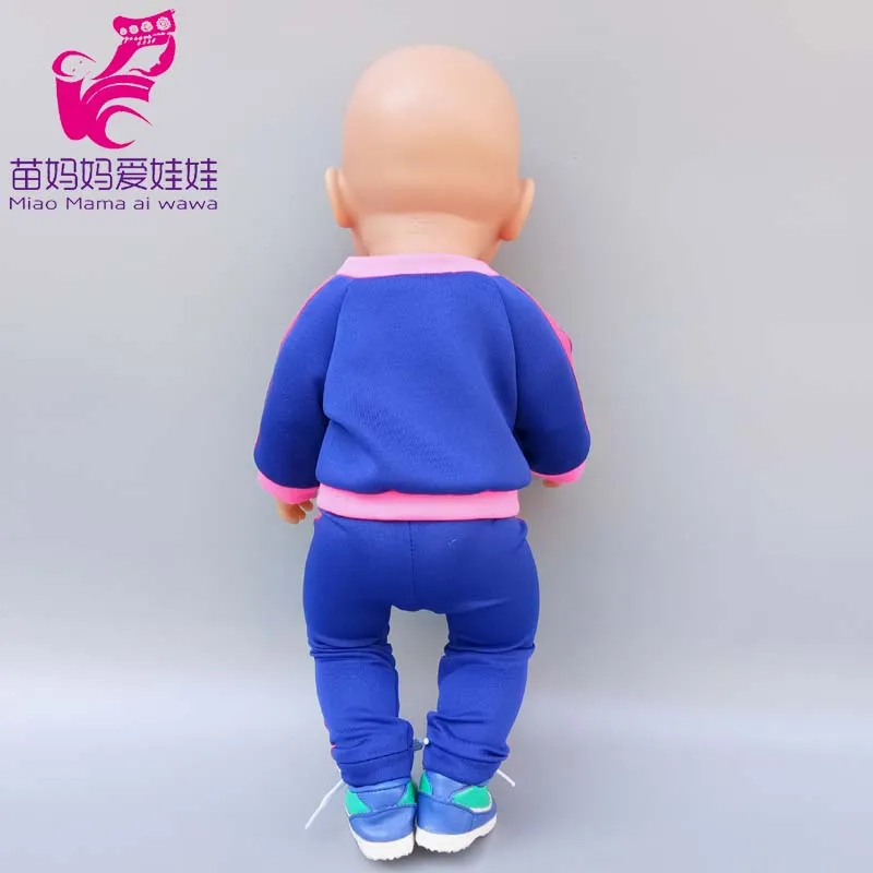 43cm New Born Baby Doll Clothes Hoody Coat for 18 Inch American OG Girl Doll Jacket Children Toys Outfits