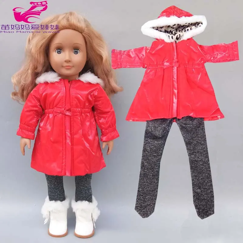43cm New Born Baby Doll Clothes Hoody Coat for 18 Inch American OG Girl Doll Jacket Children Toys Outfits
