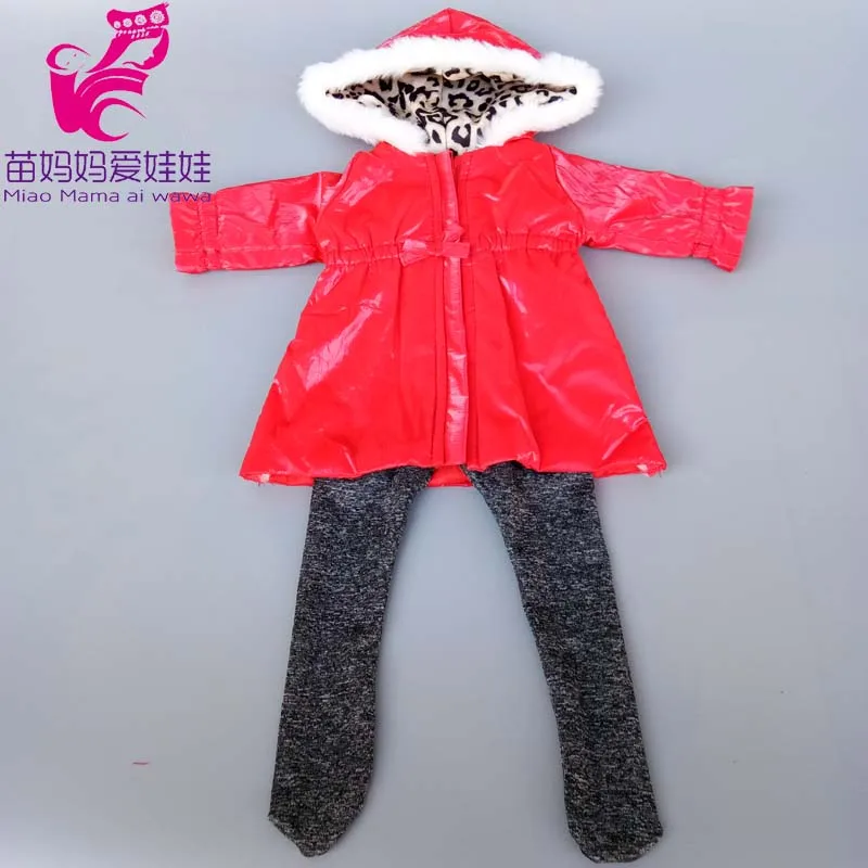 43cm New Born Baby Doll Clothes Hoody Coat for 18 Inch American OG Girl Doll Jacket Children Toys Outfits