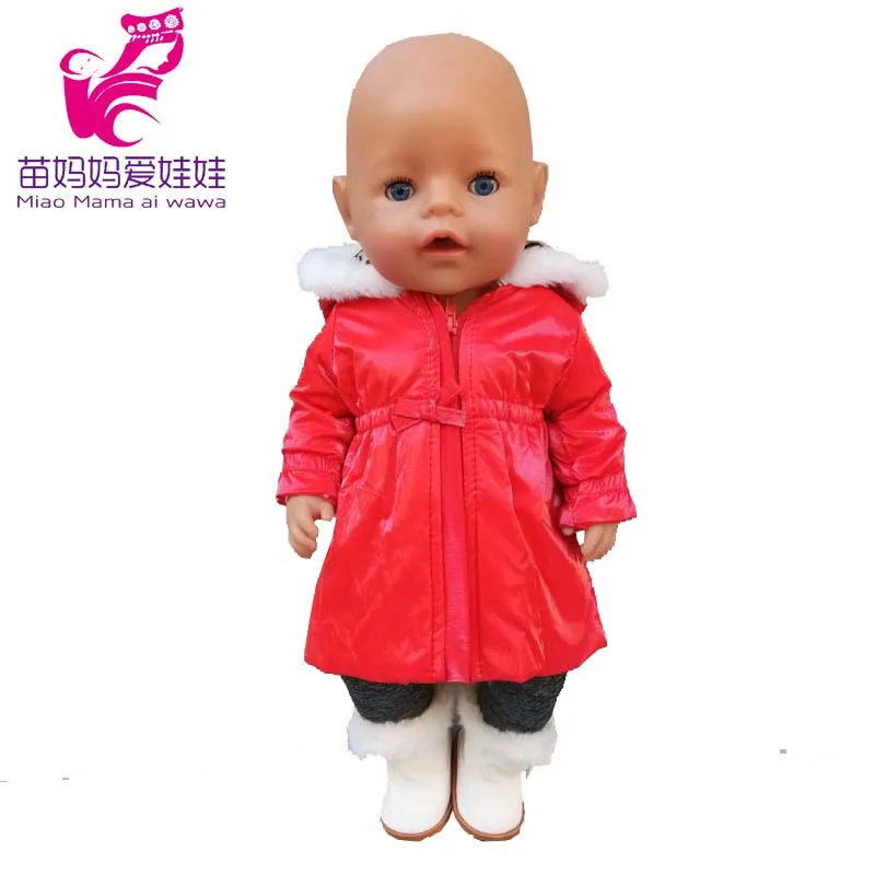 43cm New Born Baby Doll Clothes Hoody Coat for 18 Inch American OG Girl Doll Jacket Children Toys Outfits