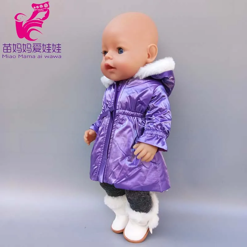 43cm New Born Baby Doll Clothes Hoody Coat for 18 Inch American OG Girl Doll Jacket Children Toys Outfits